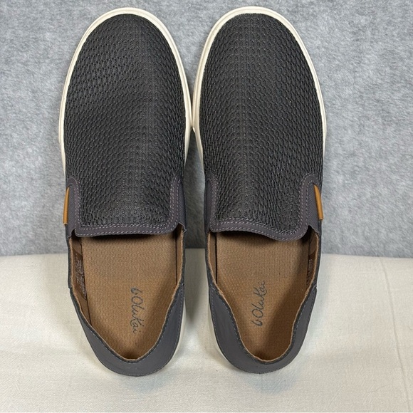 OluKai Pehuea Women’s Breathable Slip-On Sneaker Shoes-Charcoal Gray-Women 8.5 - Picture 10 of 10